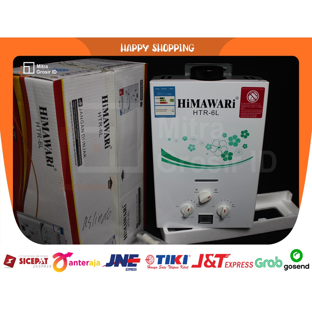 Water Heater Gas HIMAWARI HTR 6LED 6 Liter / Pemanas Air