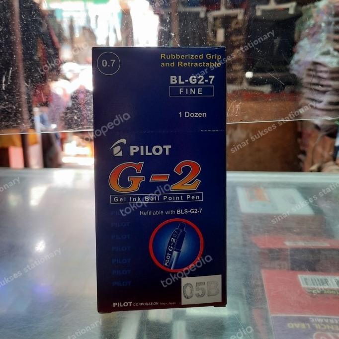 

pen pilot G2 / ballpoint pilot g2 / gel ink ball point pen pilot G2 - Hitam, 07 ---Terbaru---