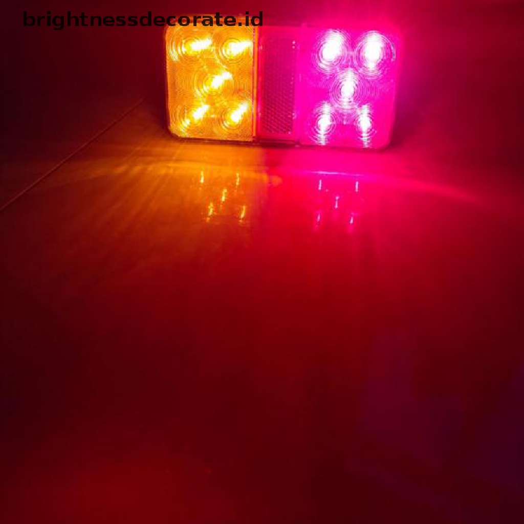 Lampu Belakang 10 Led 12v Untuk Truk Trailer Karavan Bus