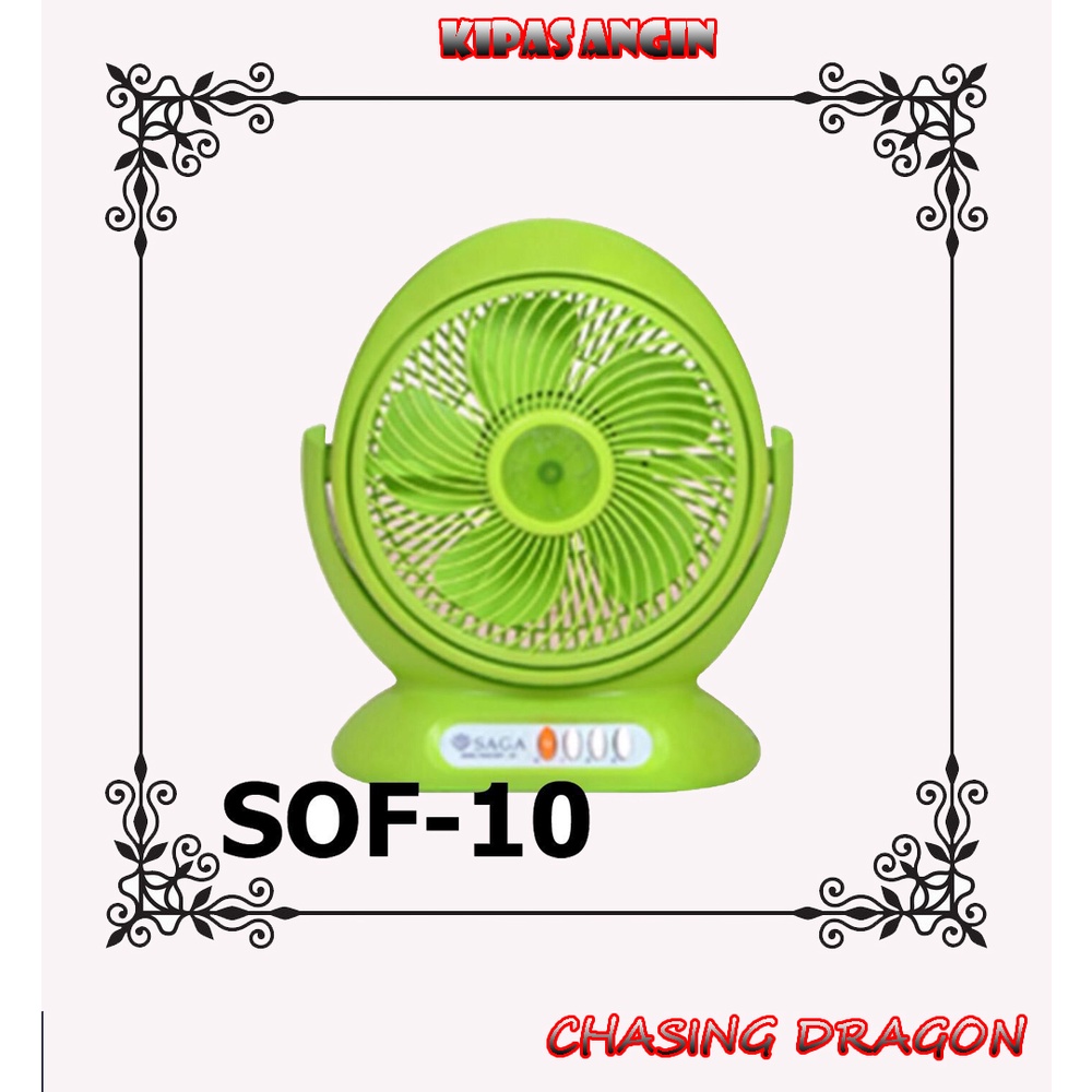 CDG390 - KIPAS MEJA / KIPAS ANGIN KECIL / SAGA KIPAS ANGIN MEJA SOF-10 ORIGINAL