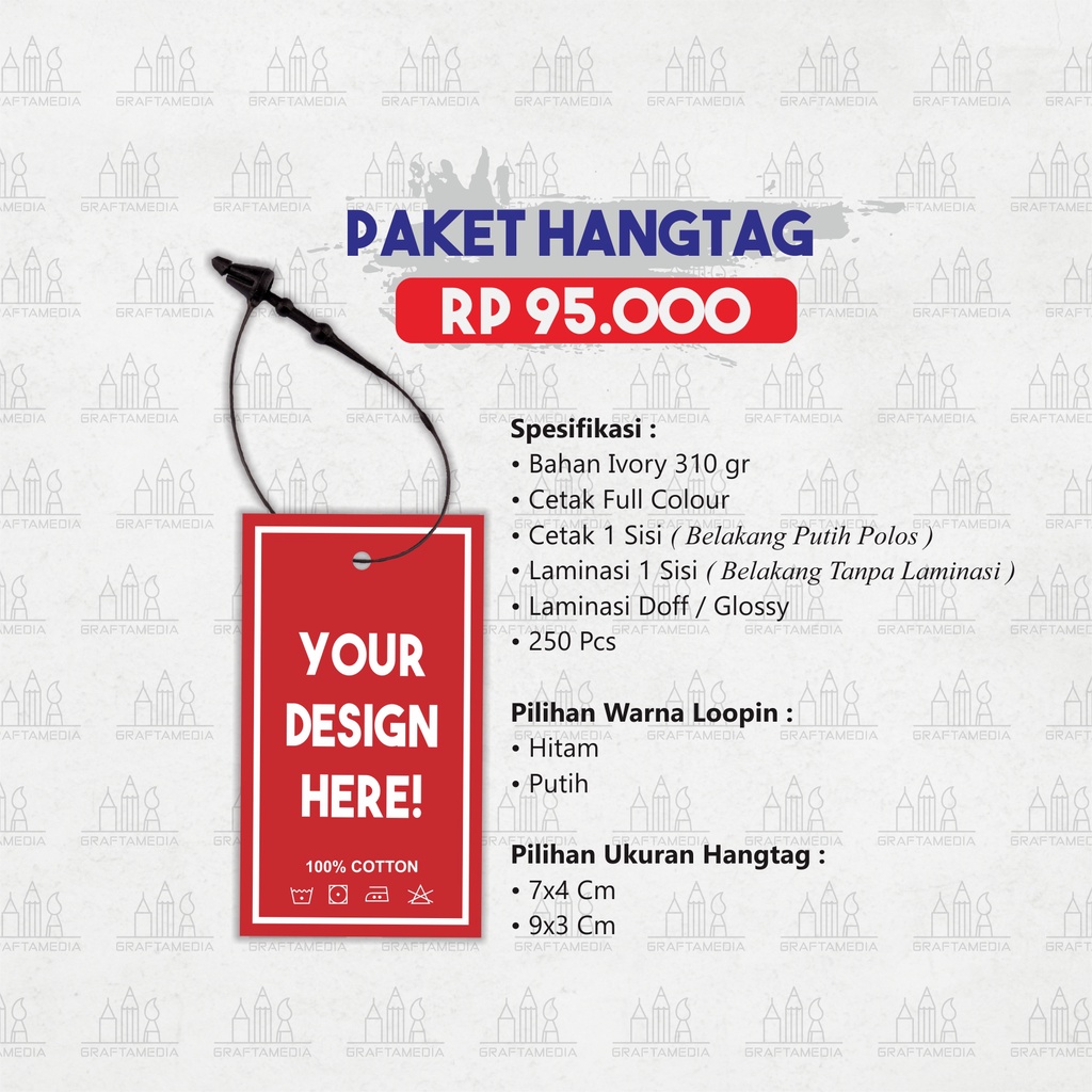 

Paket Hangtag 95.000 ( GRATIS DESAIN & GRATIS LOOPIN )