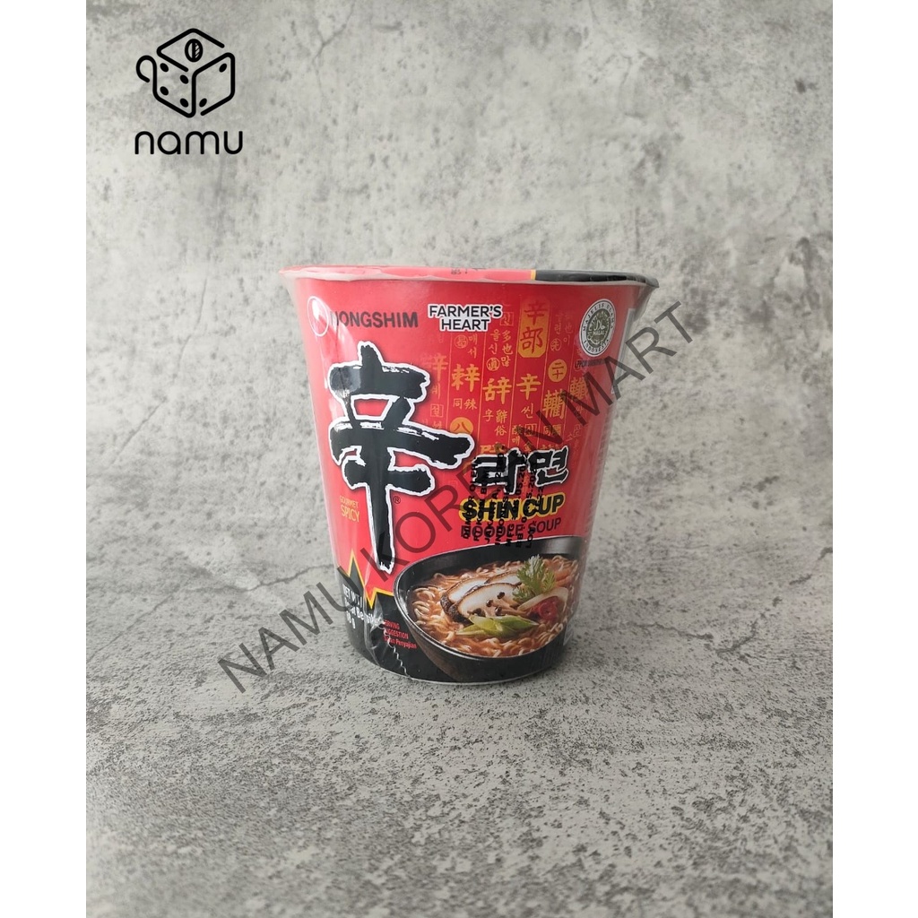 

Shin Cup Noodle Soup 75GR / Mie Korea / Noodles