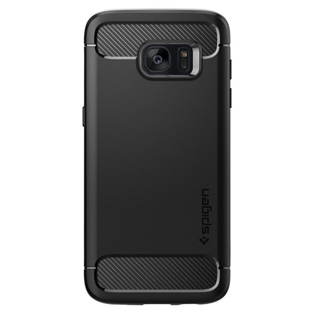 Case Galaxy S7 Edge Spigen Capsule Ultra Rugged Samsung Softcase Carbon Fiber Casing