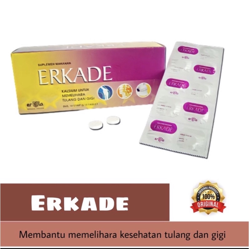 ERKADE KALSIUM vitamin tulang