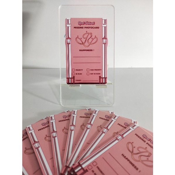 RED VELVET MISSING PHOTOCARD BINDER FILLERS