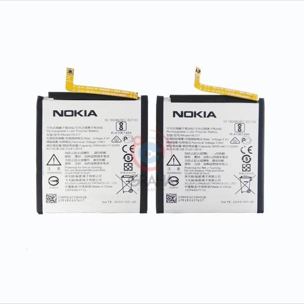 BATRE BATERAI NOKIA 6 ori HE317 100 Persen ORIGINAL