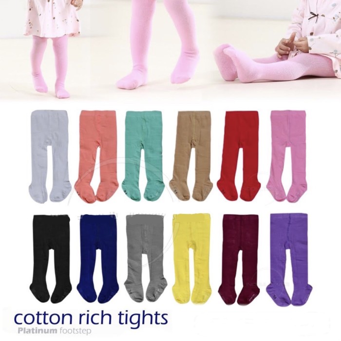 TokoPapin Legging bayi Legging anak bayi Legging bayi polos warna Celana anak bayi melar stretch berkualitas