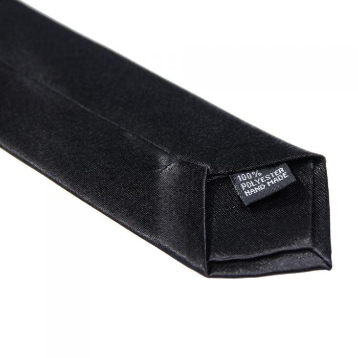 Dasi Hitam 2 inci Black tie 2&quot; slim