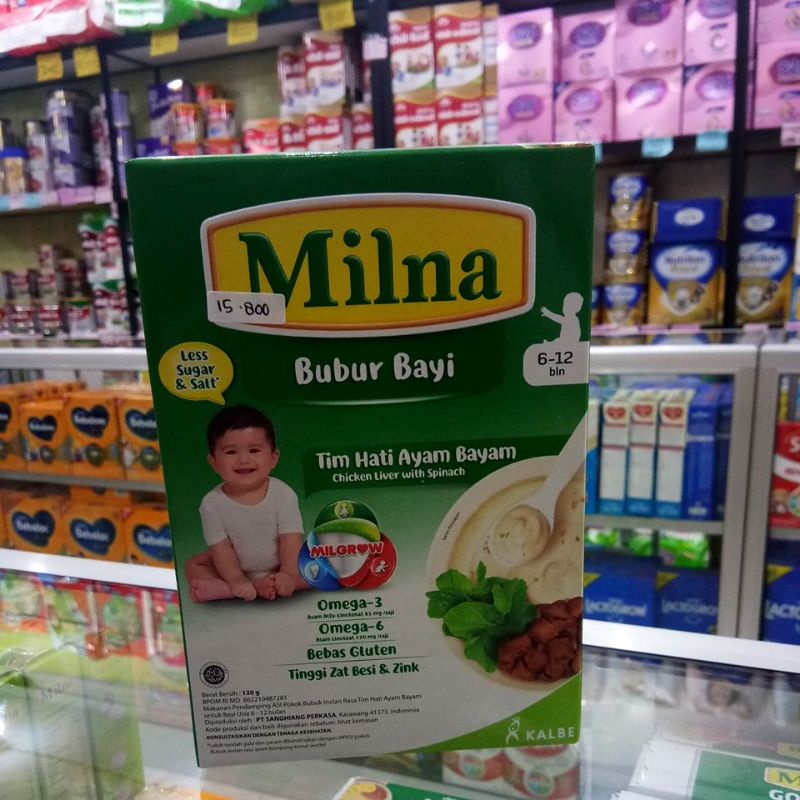 MILNA BUBUR BAYI 6-12 120G