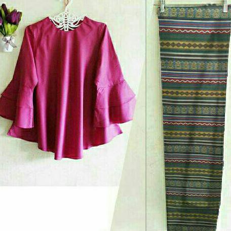 kebaya songket D25 || setelan batik || dress batik || pakaian wanita