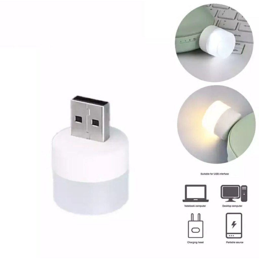 BELI 1 GRATIS 1 Lampu Mini USB Mini Eye Lampu Tidur Mini Portable Travel Lampu Baca Kecil LED Night Lamp