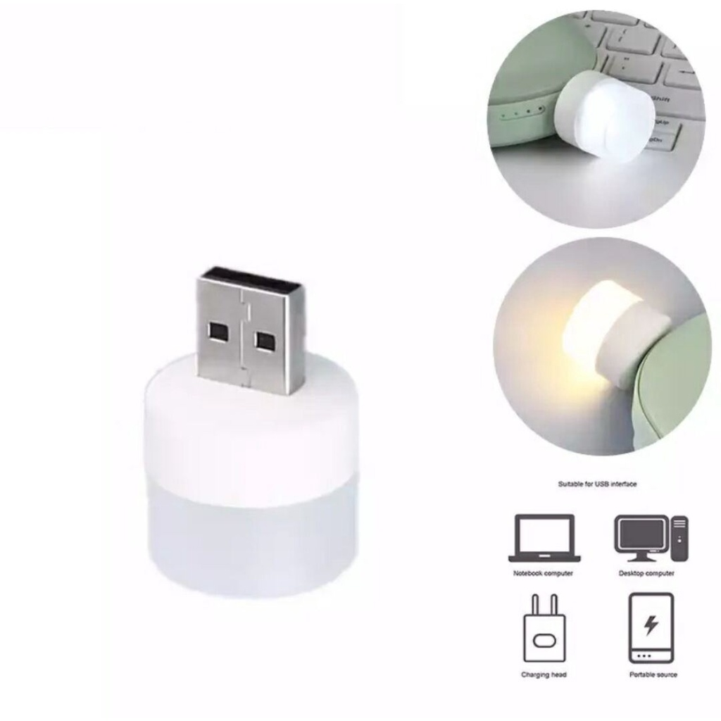 Lampu Mini Usb Bentuk Bohlam