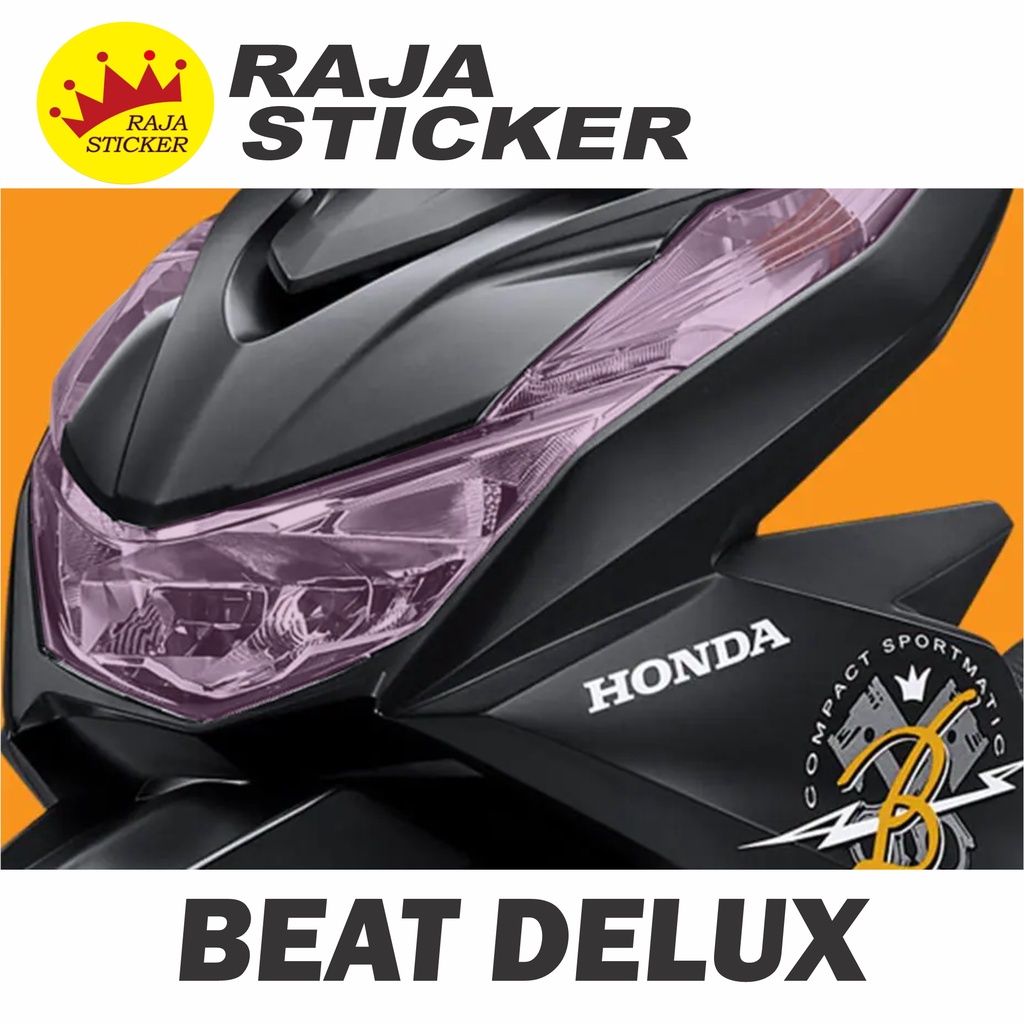 Stiker lampu beat delux polos