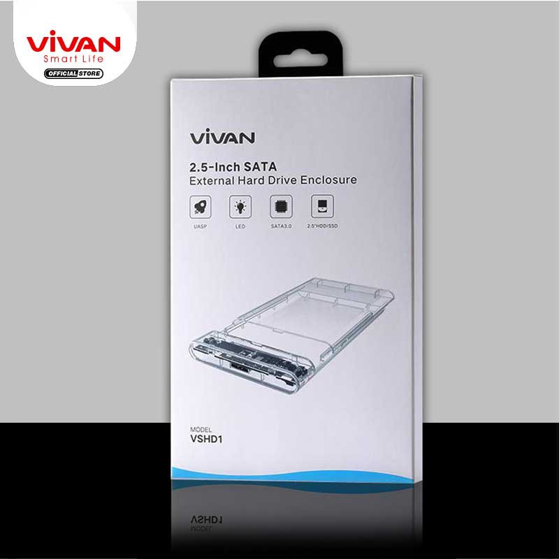 VIVAN SSD Case/Casing SATA External Hard Driver USB 3.0 TO 2.5-INCH - Garansi 3 Tahun - VSHD1