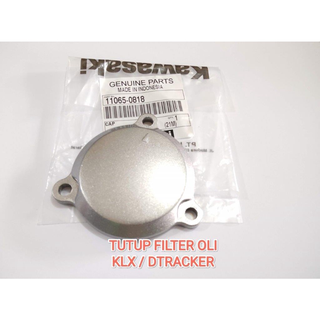 TUTUP FILTER OLI KLX DTRACKER ORIGINAL