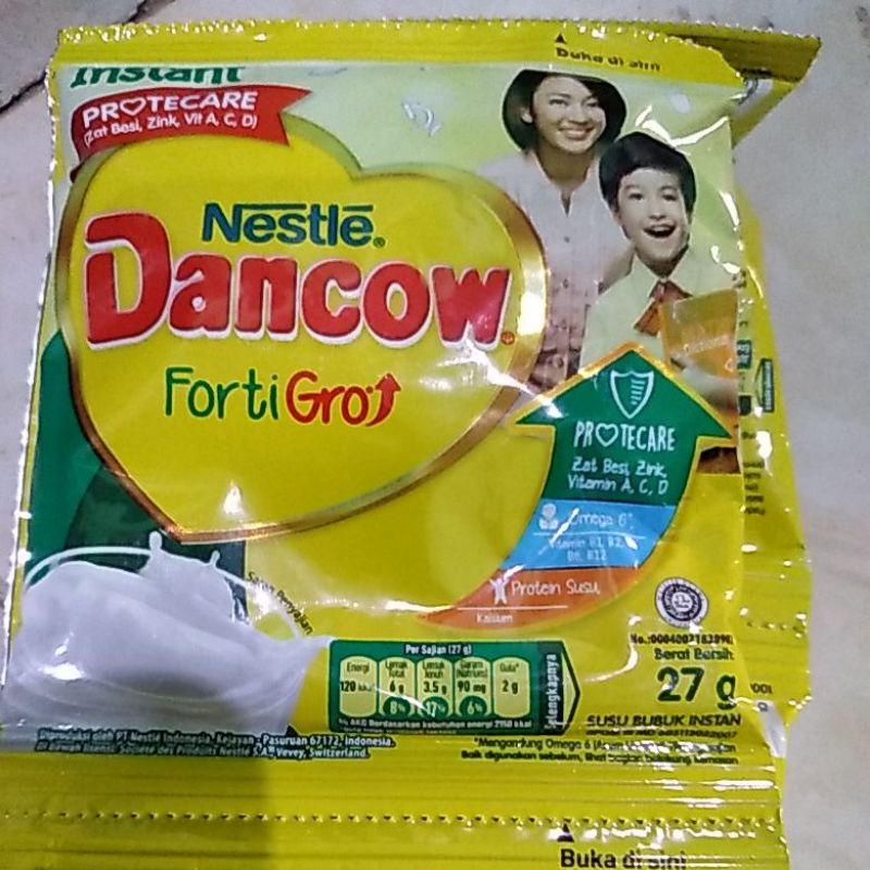 2 sachet ( 1 pesanan ) Nestle Dancow 27gr