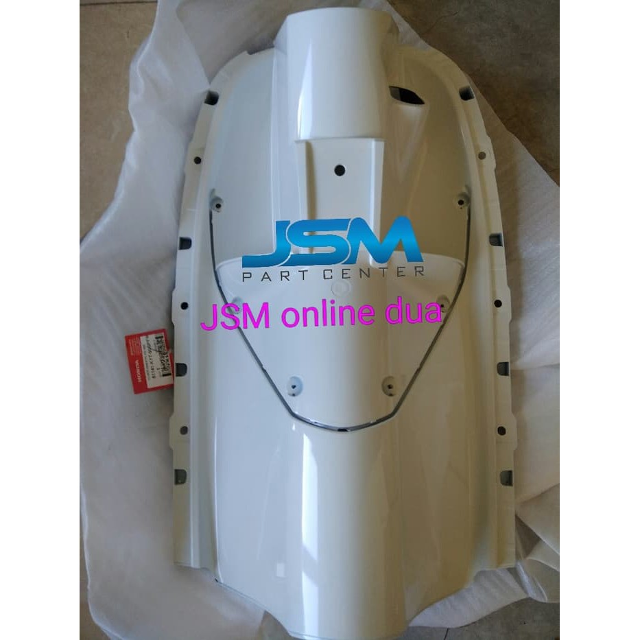 81141-KYT-900PFW DASBOR LEGSHIELD TENGAH SCOOPY KARBU PUTIH ORI AHM ORI ORIGINAL