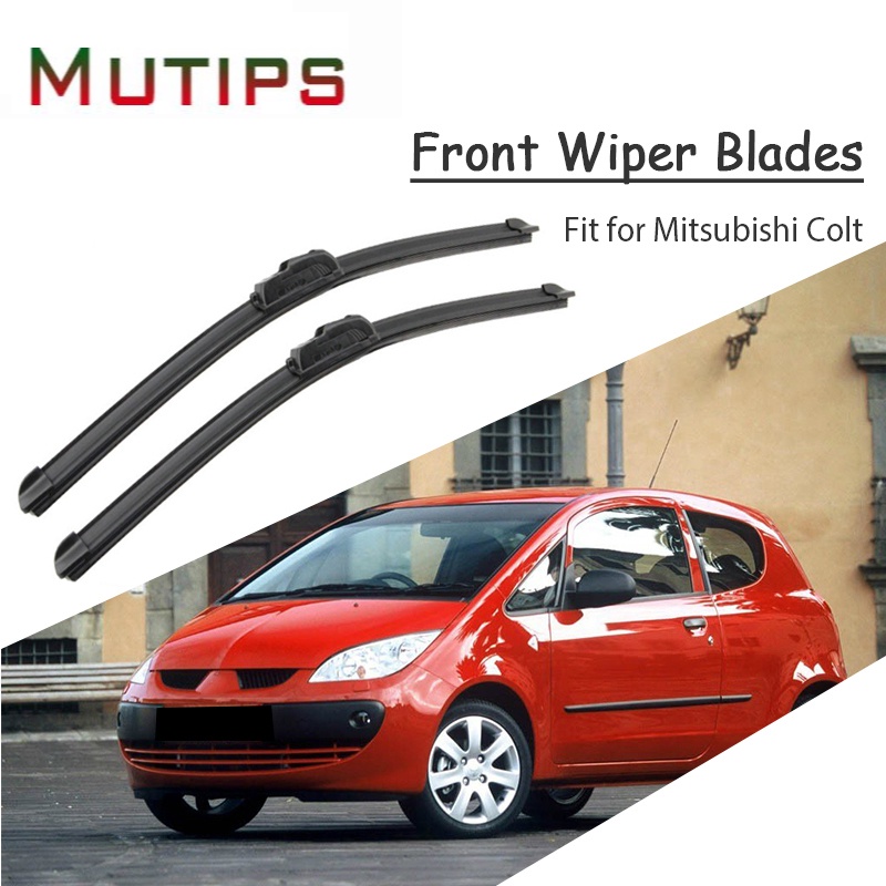 1 Set Karet Wiper Kaca Depan Mobil Pengganti Untuk Mitsubishi Colt 3 Colt 5 Pintu 2012-2004