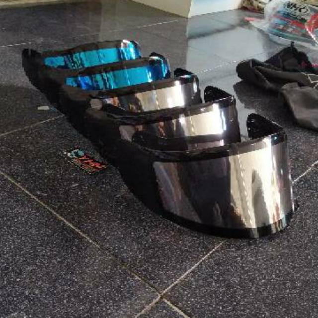 COD Flat visor kyt r10 kyt rc7 kyt k2rider iridium kacafilm