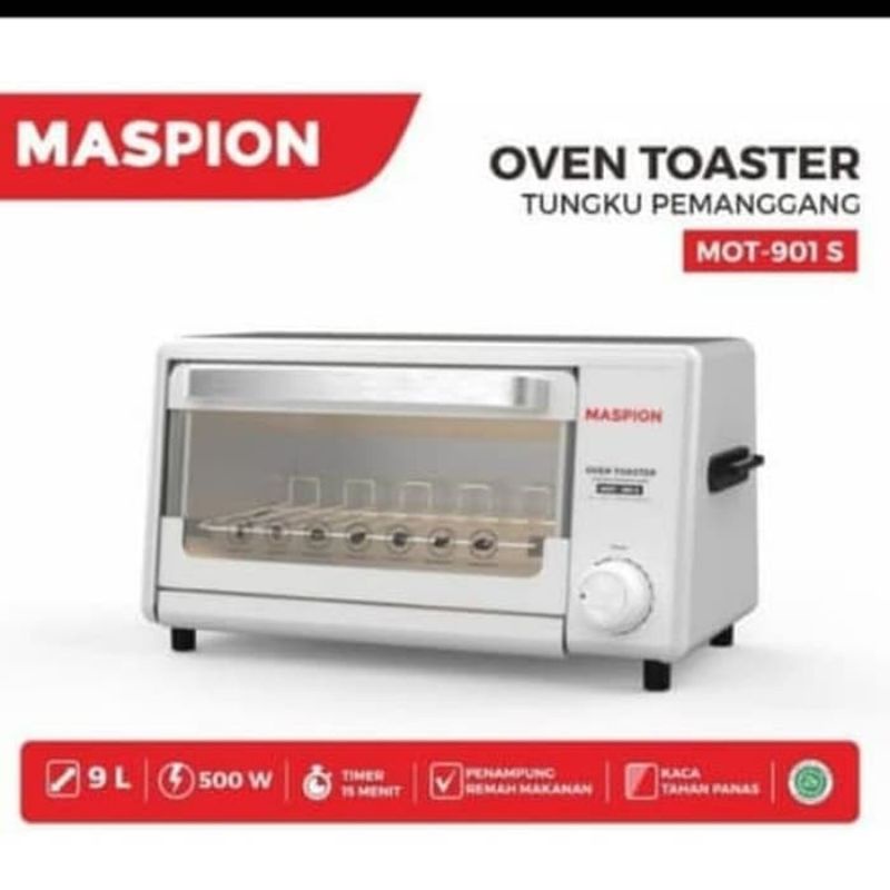MASPION Oven Toaster Listrik 9 Liter MOT-901S