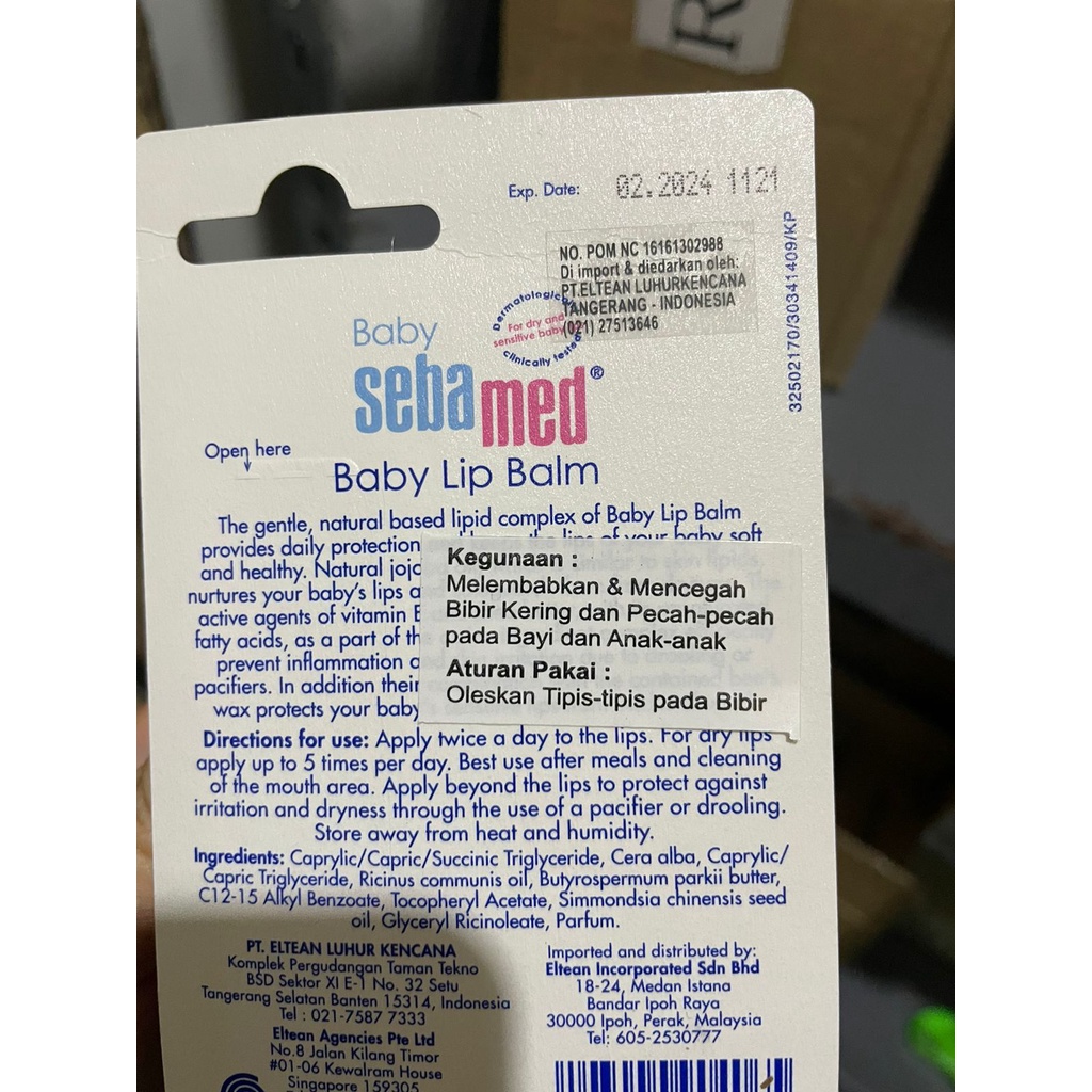 Sebamed Baby Lip Balm SPF 30