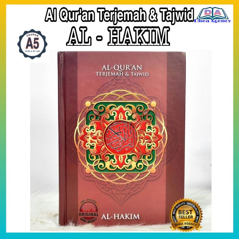 Al Quran Terjemah Tajwid Al-Hakim A5 Hc