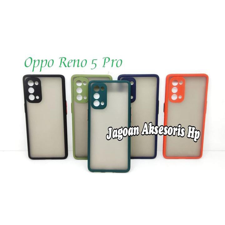 Bumper AERO CASE Oppo Reno 5 Pro 5G 6.55 inch Hardcase My Choice List Warna Matte