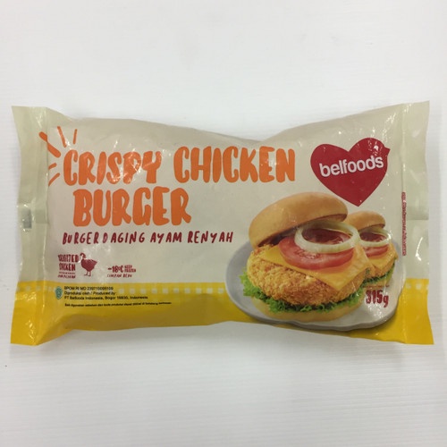 

Belfoods crispy burger chicken 315 gr