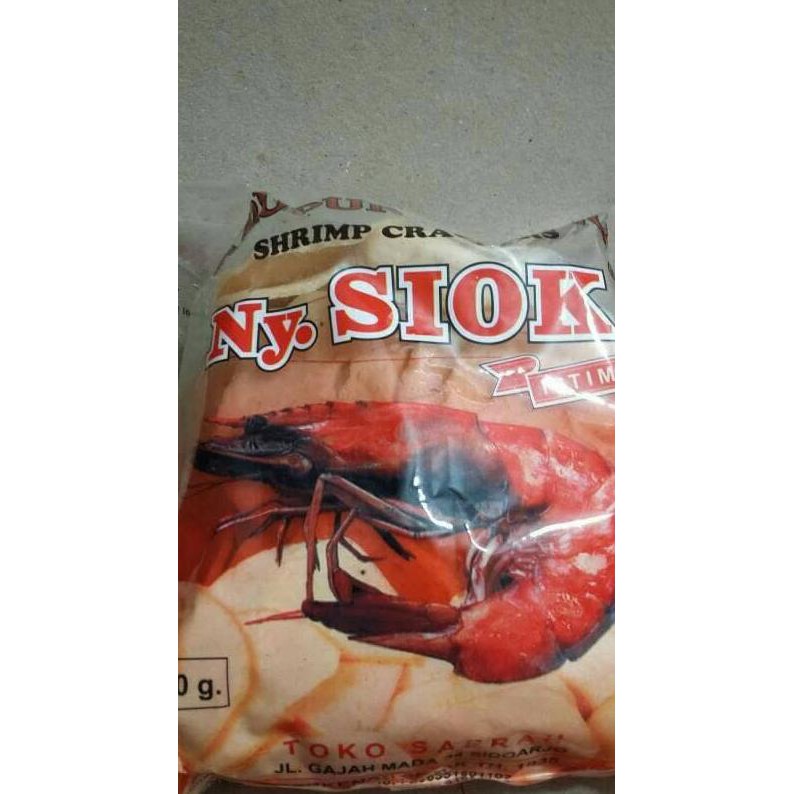 

Kerupuk Udang Ny. Siok Oval (500 grams)