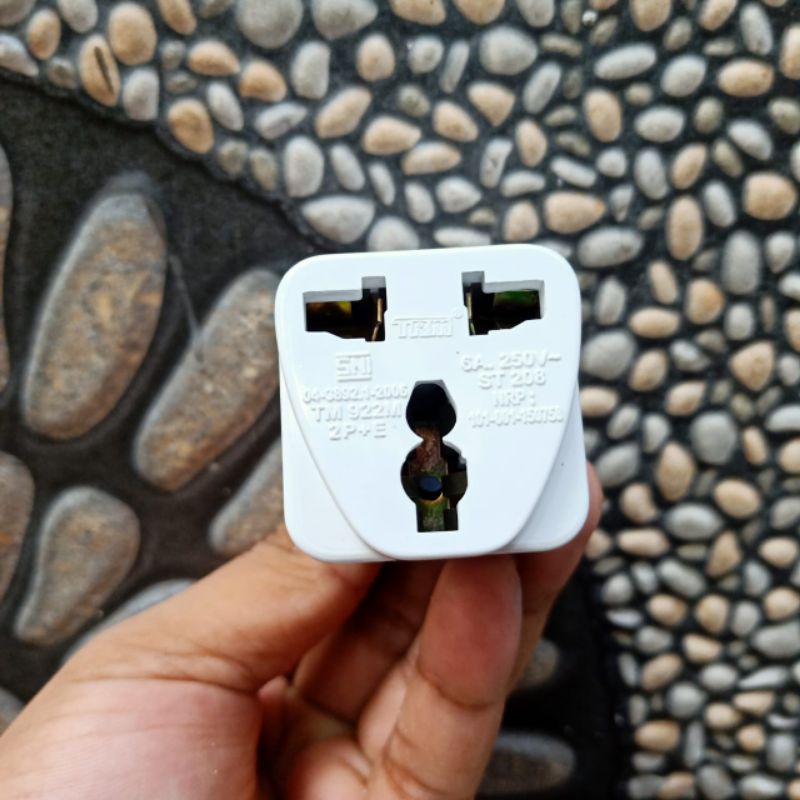 Colokan kaki 3 Original Over Steker Listrik