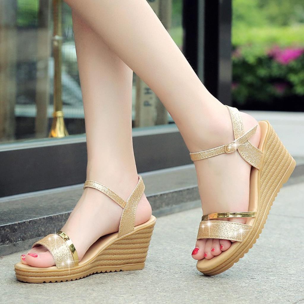 slip on wedge heels