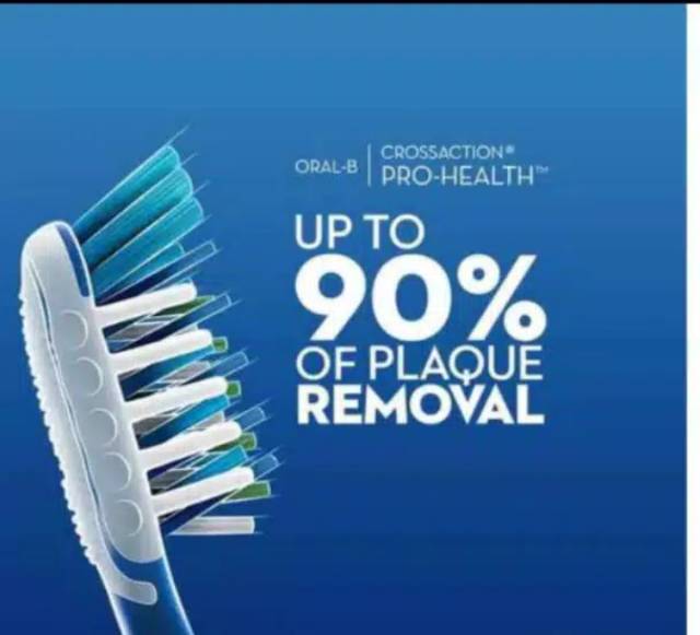 Oral-B Sikat Gigi Pro-Health with CrossAction bristles Soft isi 3pc