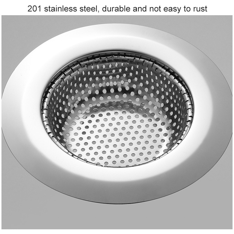 Ready To Ship!! Owt Saringan Saluran Pembuangan Wastafel Dapur Bahan Stainless Steel