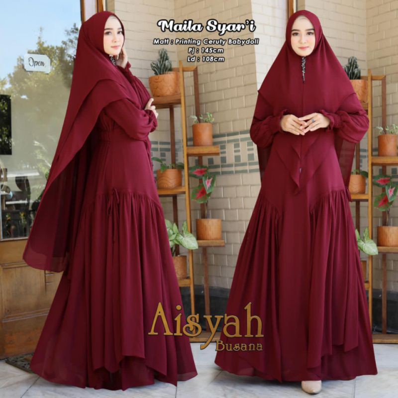 Gamis syari Babydoll premium