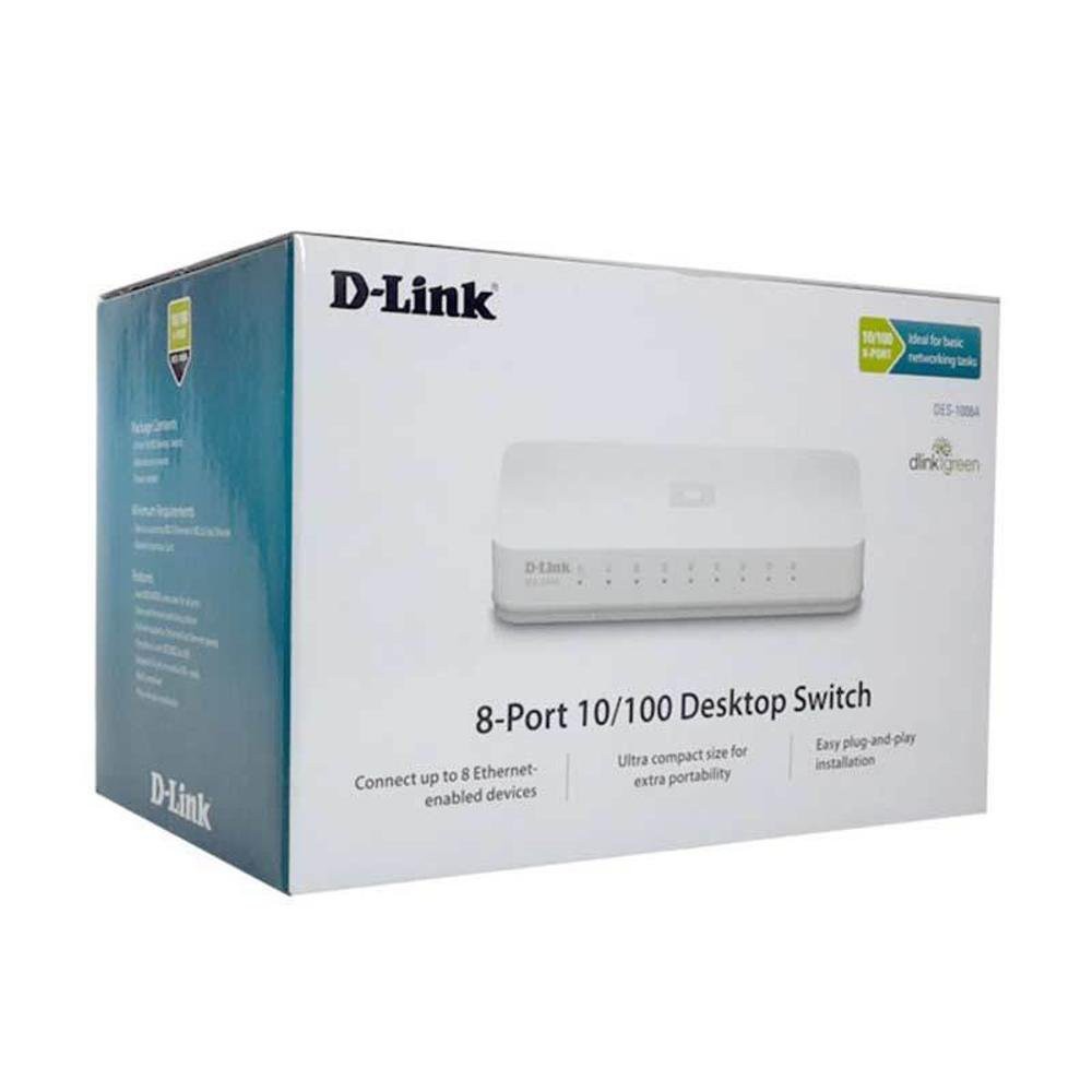 SWITCH HUB D-LINK DES-1008C PLASTIK