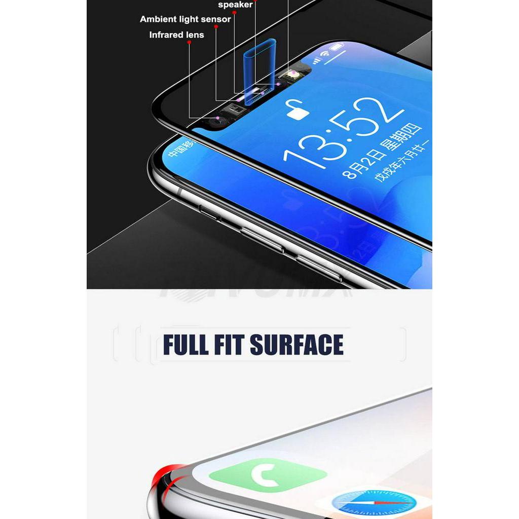 Pelindung Layar Tempered Glass 9d Untuk Iphone X Xs Max Xr 11 12 Pro Max