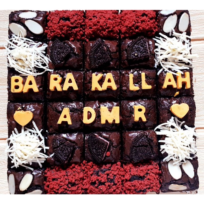 

PREMIUM BROWNIES FUDGY ULTAH PAKAI BUTTER / BROWNIES PANGGANG / BROWNIES SEKAT