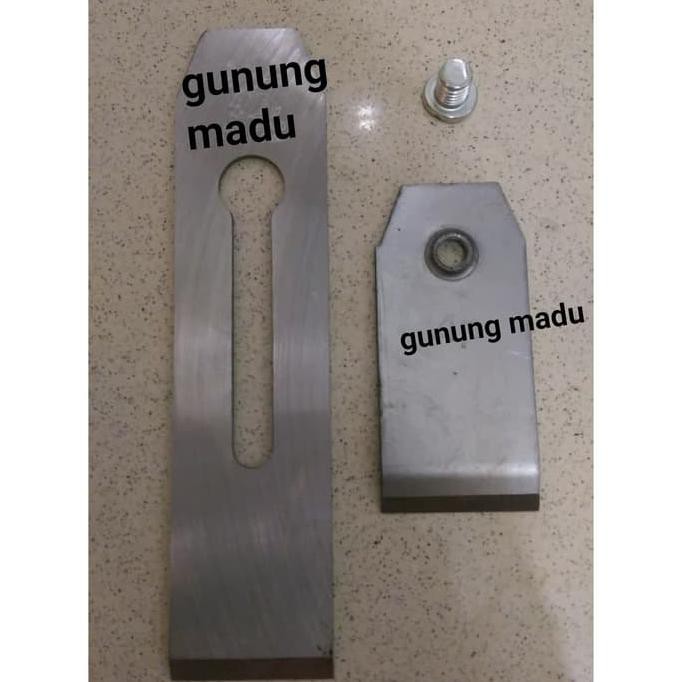 Discount Mata Pisau Serut Kayu Manual + Rangkapan / Mata Ketam Original