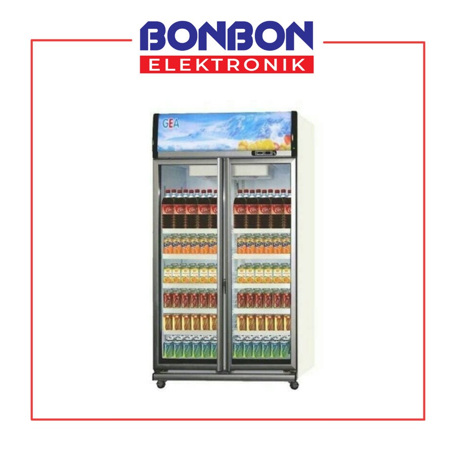 GEA Showcase Display Cooler 2 Pintu EXPO-600AH/CN / EXPO600 AH/CN