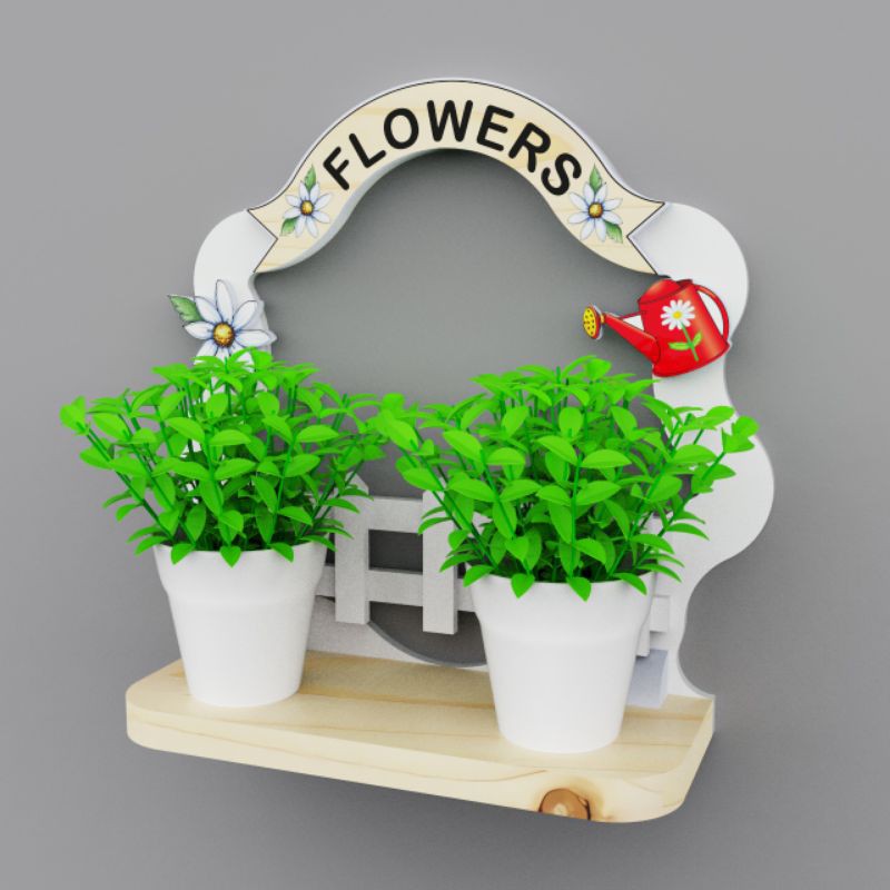 RAK DINDING / RAK BUNGA / RAK UNIK