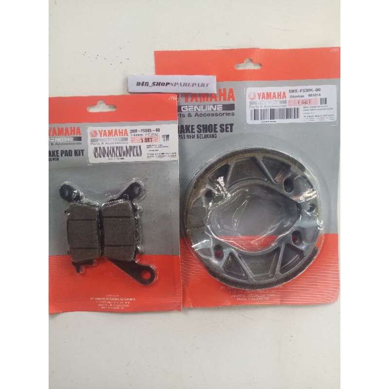 KAMPAS REM DEPAN BELAKANG YAMAHA MIO M3/MIO Z /MIO GT 125 ORI YGP