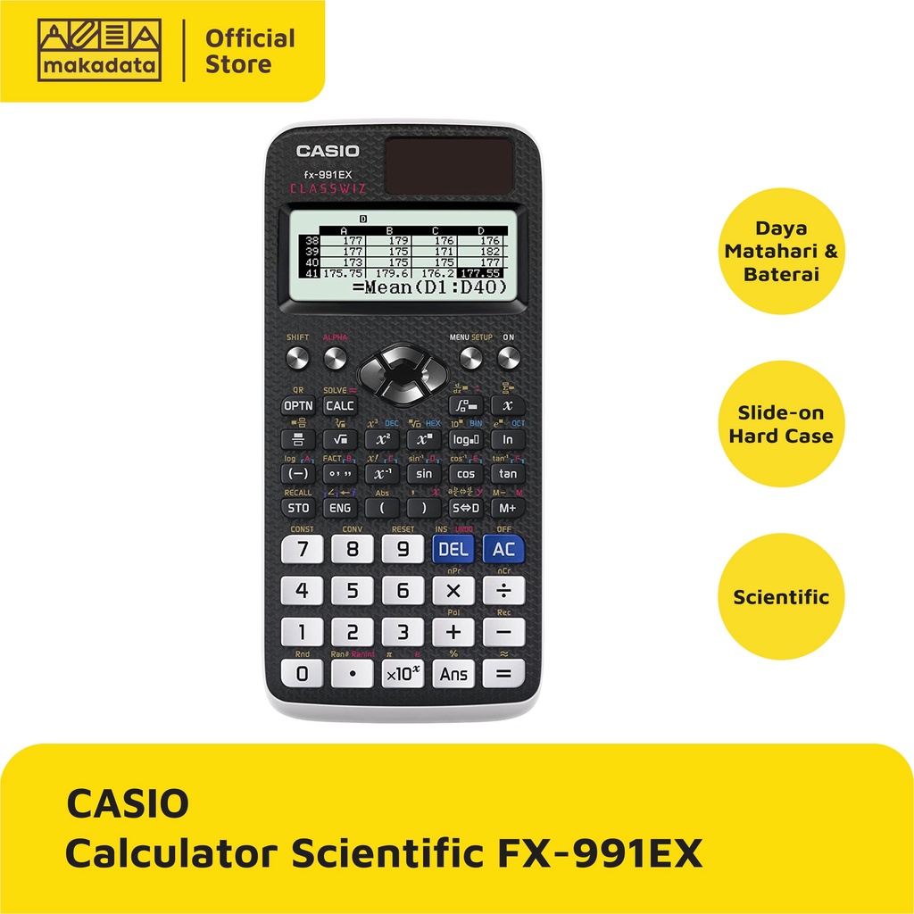 

CALCULATOR / KALKULATOR CASIO SCIENTIFIC FX-991EX MURAH