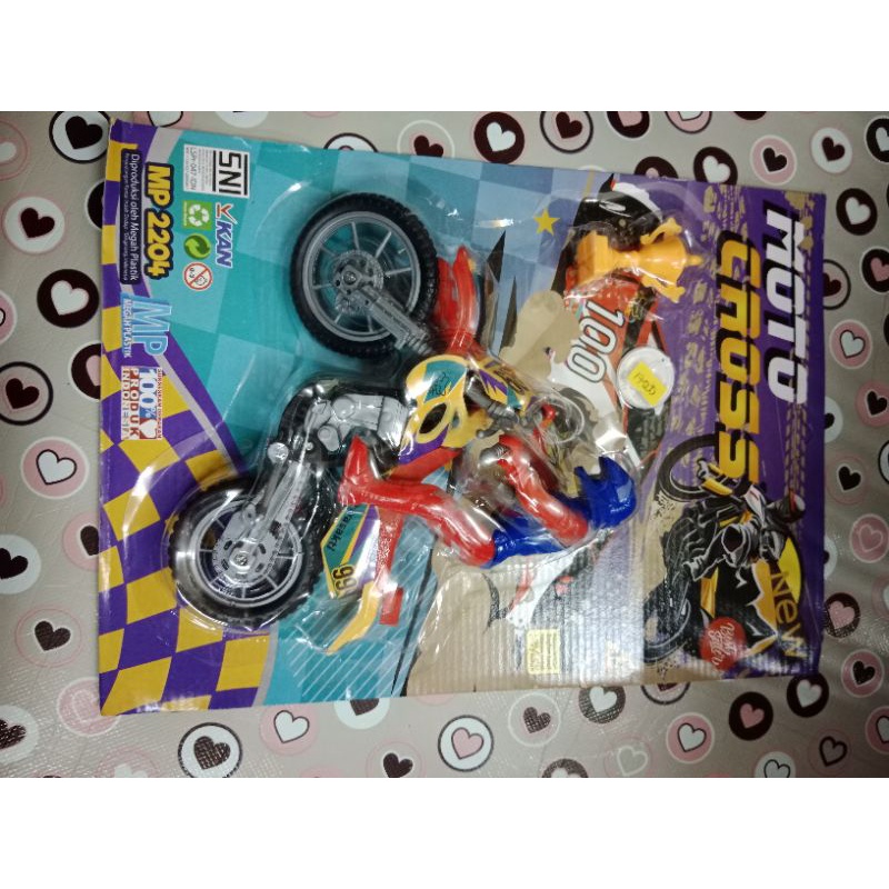 moto cross MP2204/mainan anak/motor cross/mobil mainan