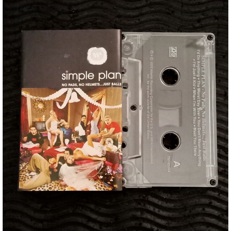 Kaset Pita Simple Plan - No Pads, No Helmets Just Balls - pop punk sum 41 alien ant farm blink 182