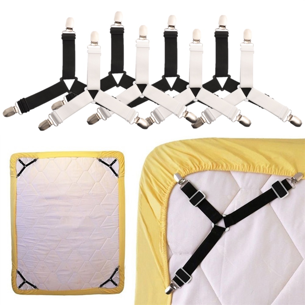 Penjepit Ujung Sprei Kasur Bed Sheet Clip Holder 4 PCS - FS-1809