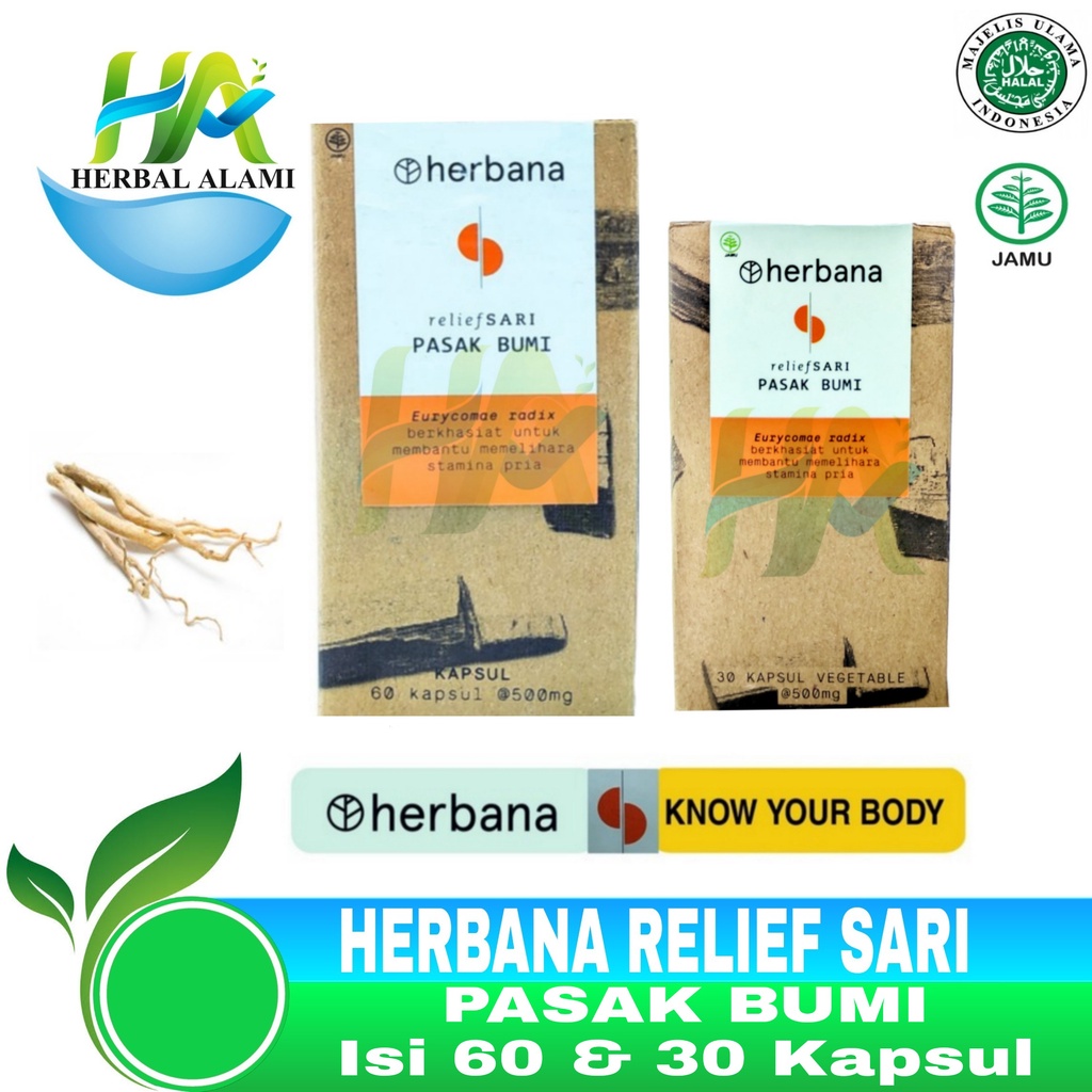 Herbana Relief Sari Pasak Bumi - Herbana Kapsul