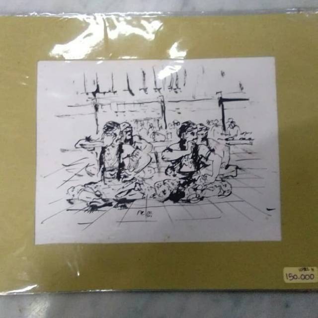 

Gambar sketsa tari kuda lumping