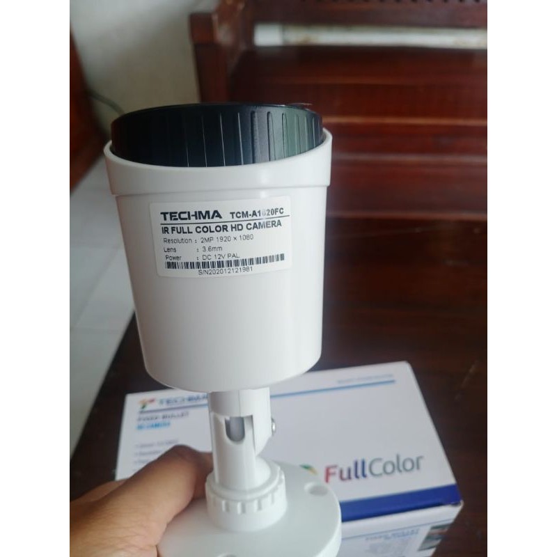[bisa COD] CAMERA CCTV TECHMA OUTDOOR FULL COLOR DOME 2MP FULLHD 1080p
