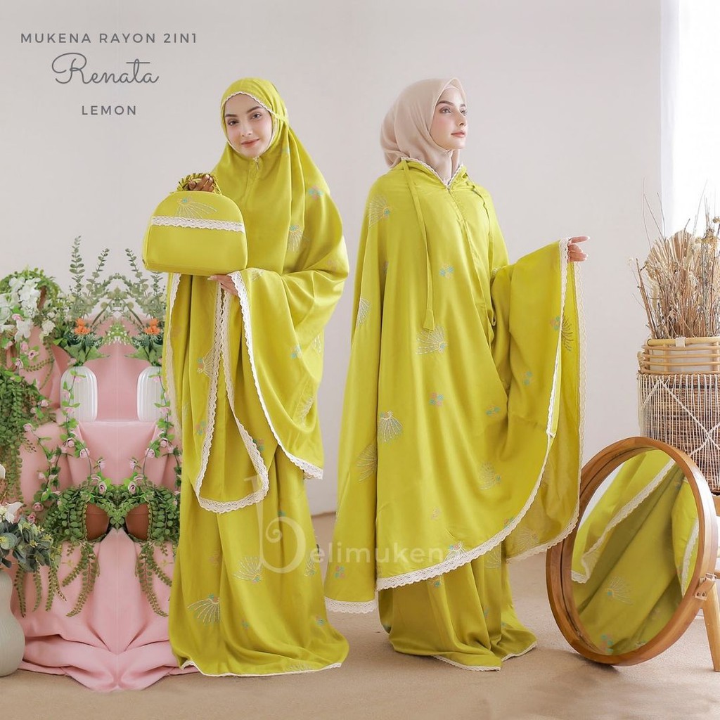 Mukena Dewasa Rayon 2in1 Renata