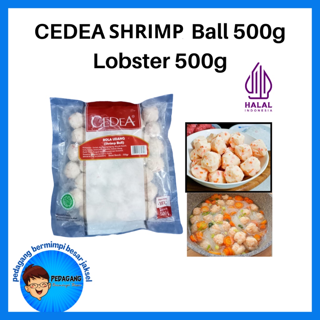 

CEDEA Shrimp Ball / Bola Udang 500g/ /Bakso Udang